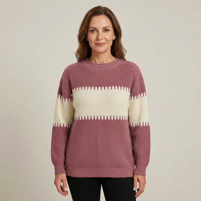 Harmony | Wygodny sweter color-block