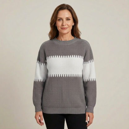 Harmony | Wygodny sweter color-block
