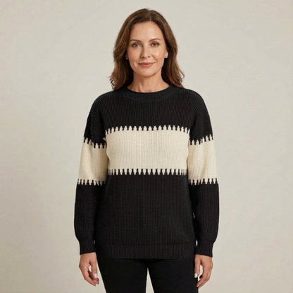 Harmony | Wygodny sweter color-block