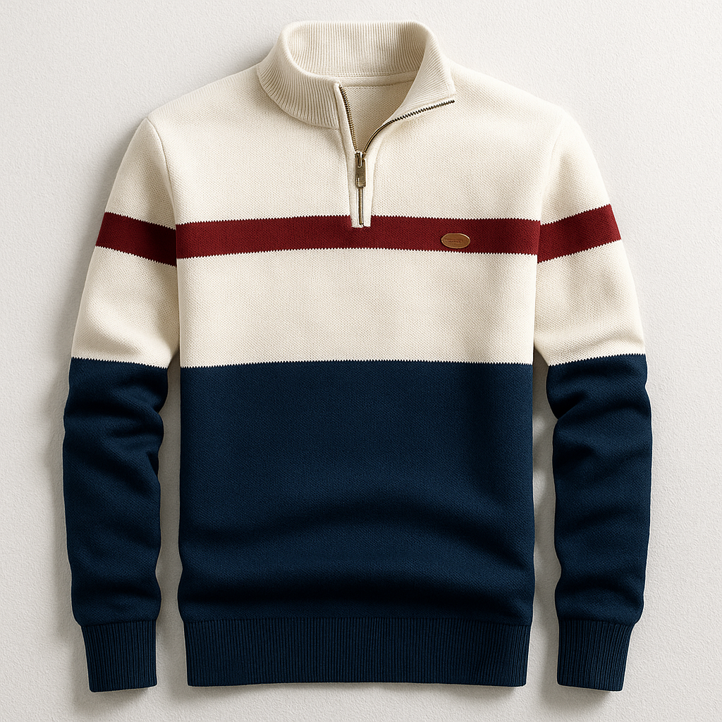 Elston | Elegancki dopasowany sweter