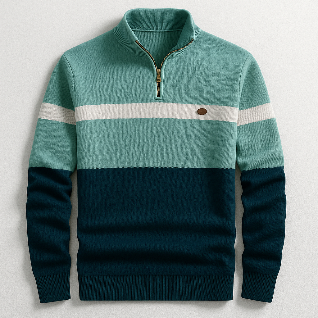 Elston | Elegancki dopasowany sweter