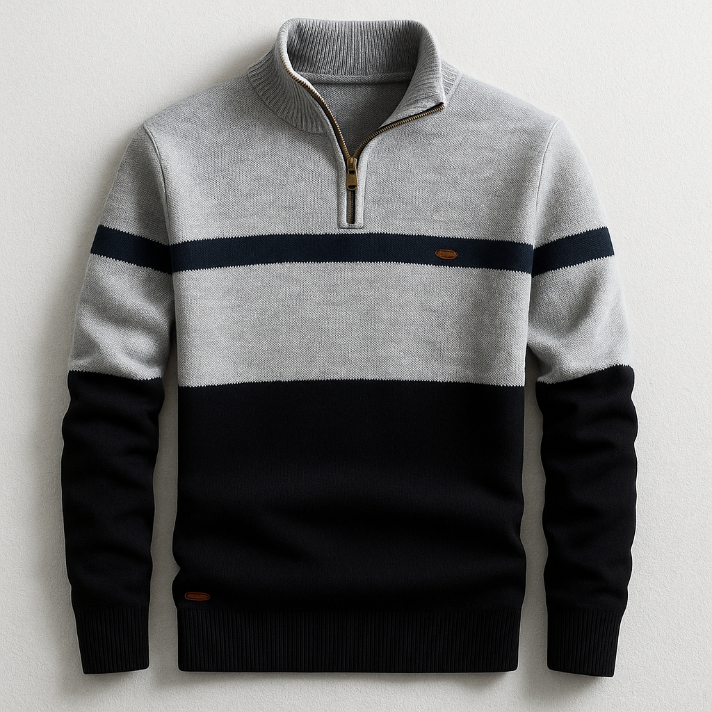 Elston | Elegancki dopasowany sweter