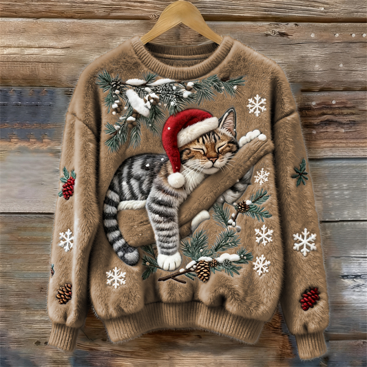 Chaussette | Świąteczny sweter w koty