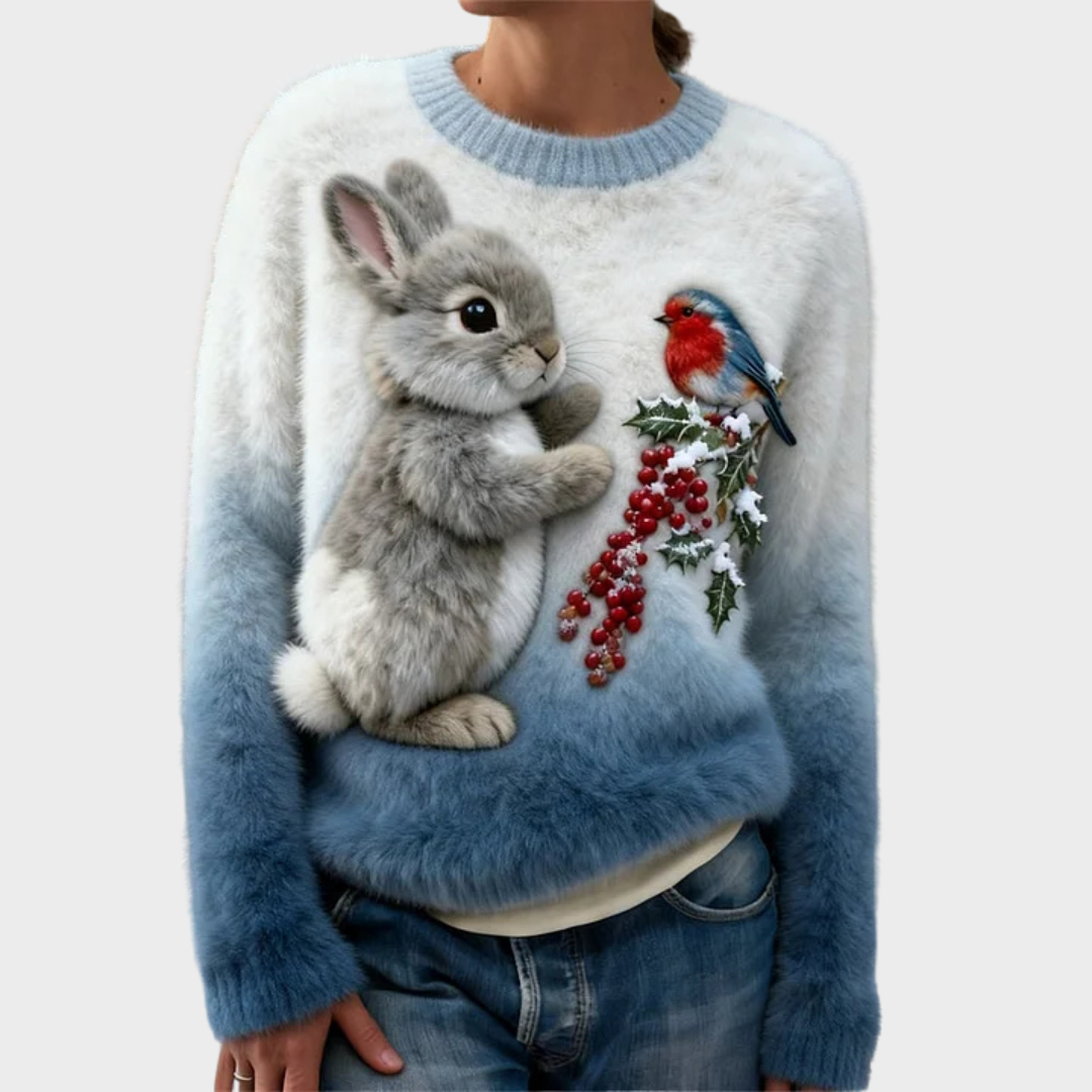 Luna | Świąteczny pluszowy sweter