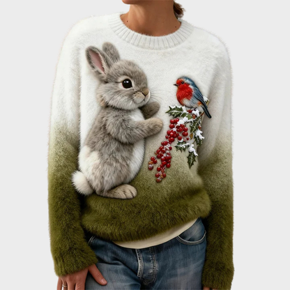 Luna | Świąteczny pluszowy sweter