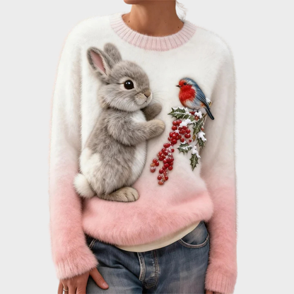 Luna | Świąteczny pluszowy sweter