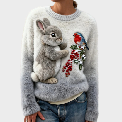 Luna | Świąteczny pluszowy sweter