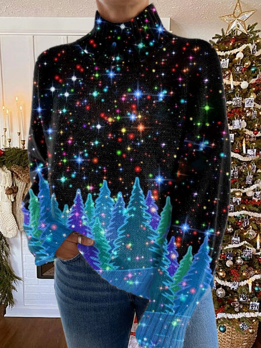 Saraya | Świąteczny sweter w gwiazdki