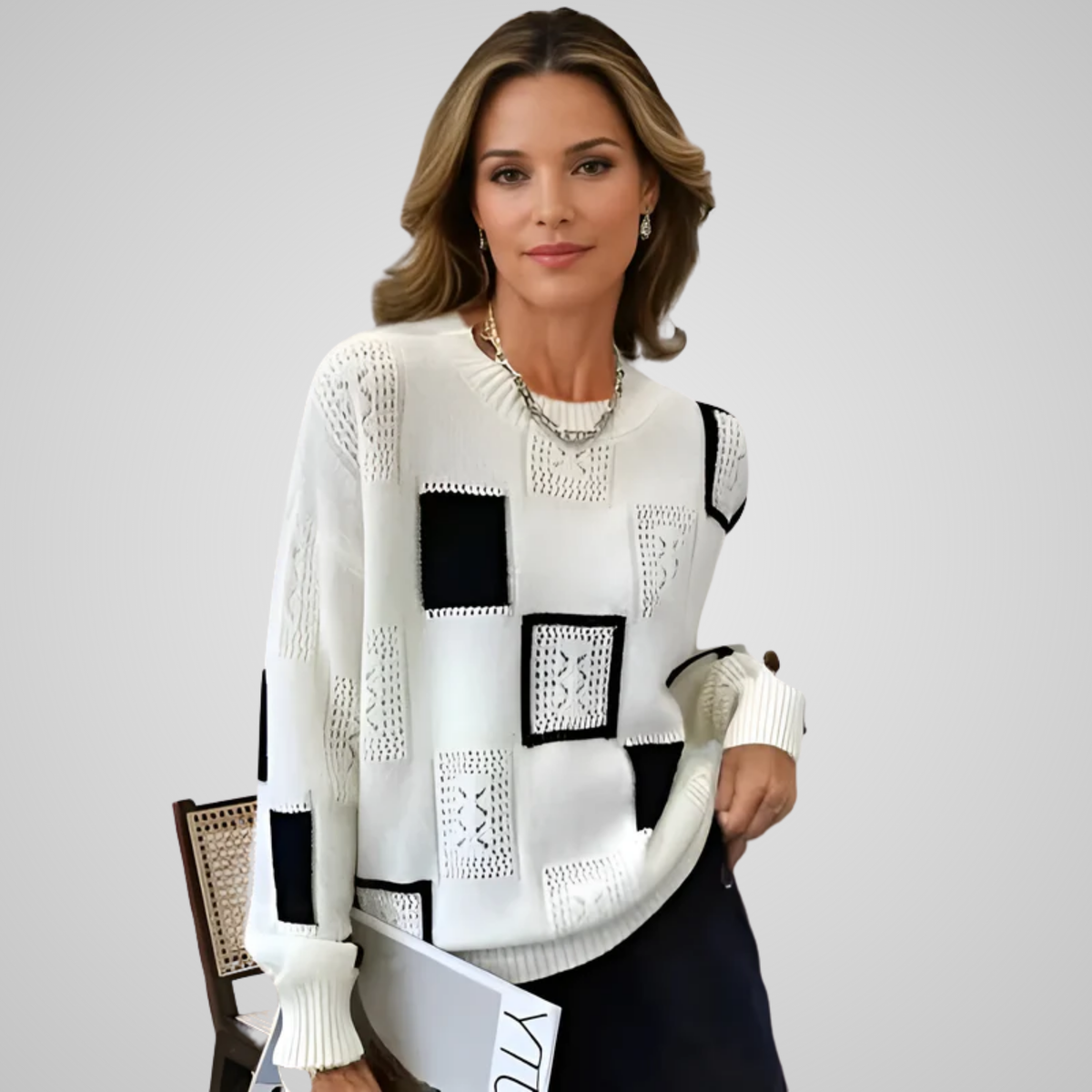 Blandine | Szykowny wygodny sweter