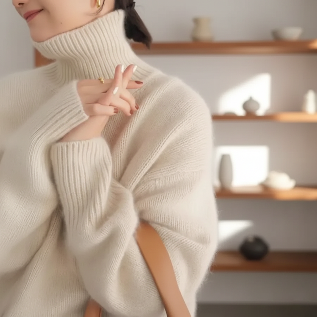Candice | Miękki kaszmirowy sweter oversize
