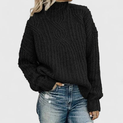 Lerynna | Elegancki sweter w warkocze