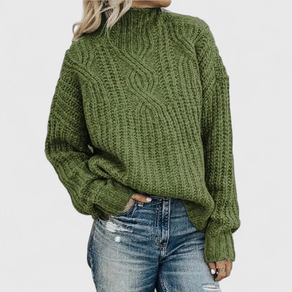 Lerynna | Elegancki sweter w warkocze