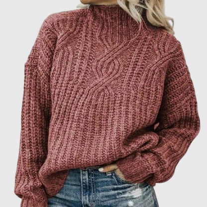 Lerynna | Elegancki sweter w warkocze
