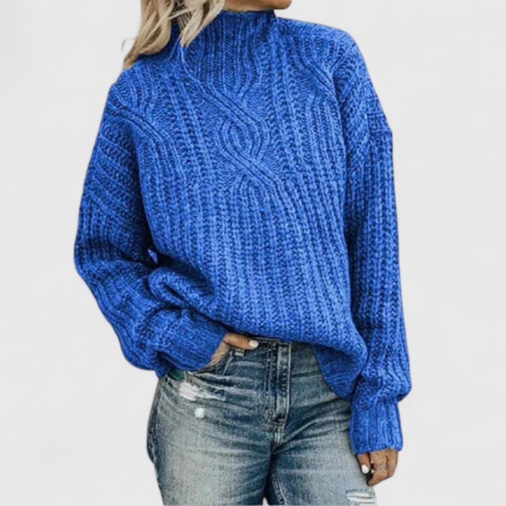 Lerynna | Elegancki sweter w warkocze
