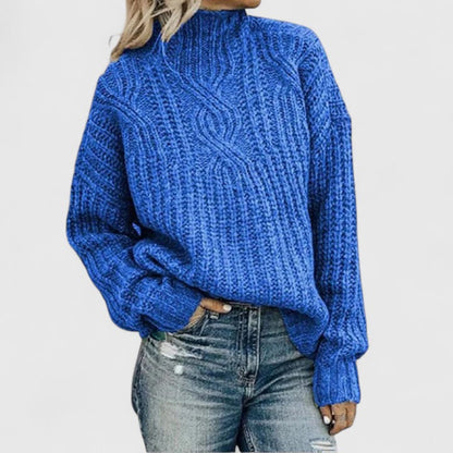 Lerynna | Elegancki sweter w warkocze