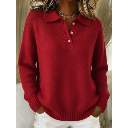 Clara | Elegancki sweter polo