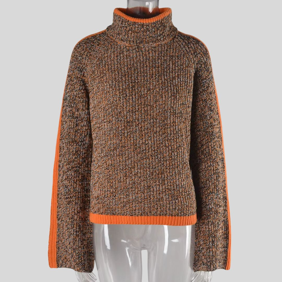 Diana | Szykowny sweter patchwork