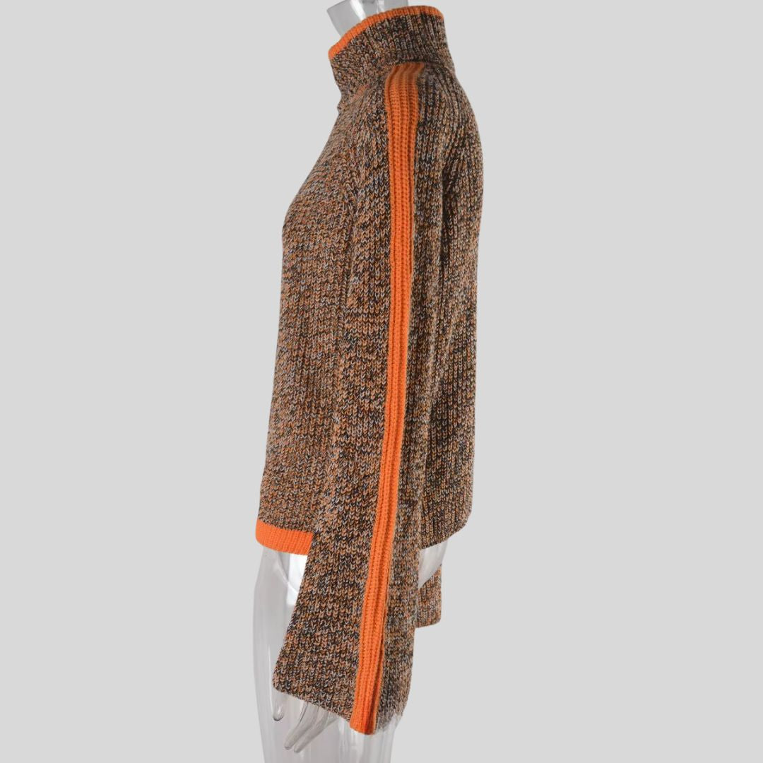 Diana | Szykowny sweter patchwork