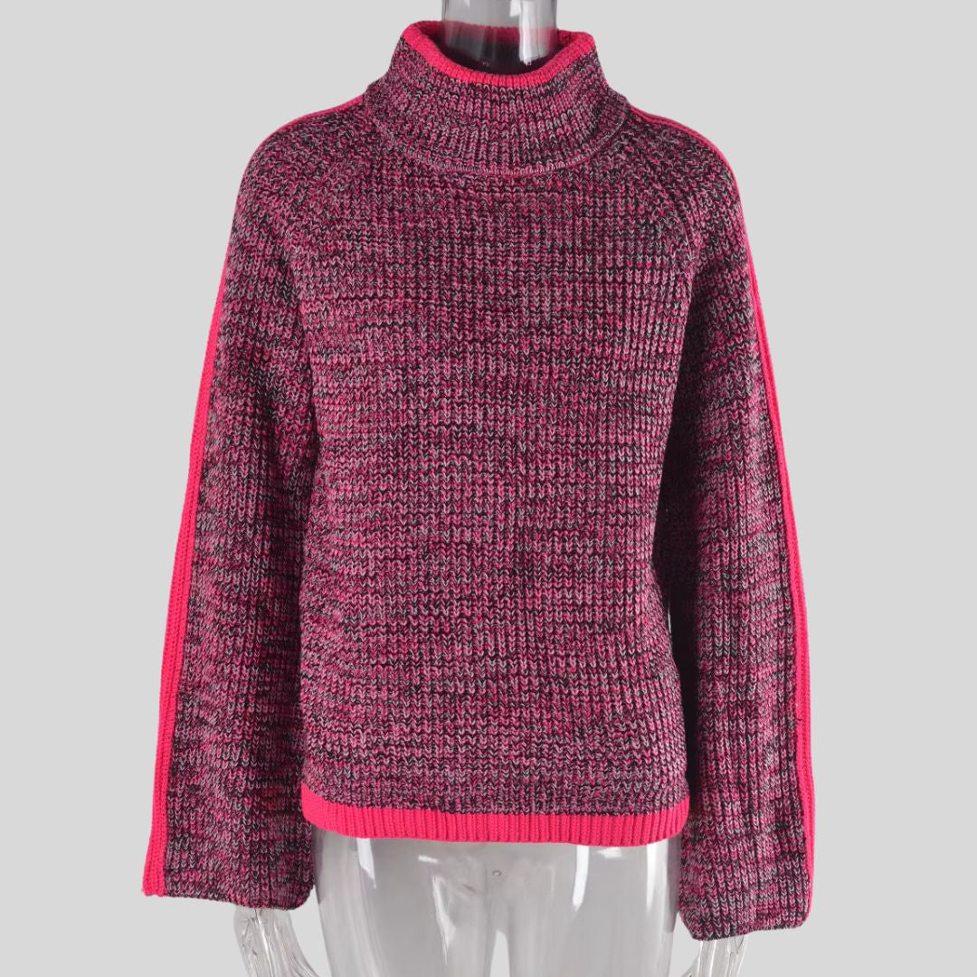 Diana | Szykowny sweter patchwork