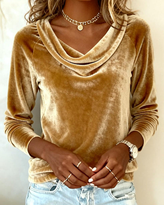 Sophie | Elegancki welurowy top