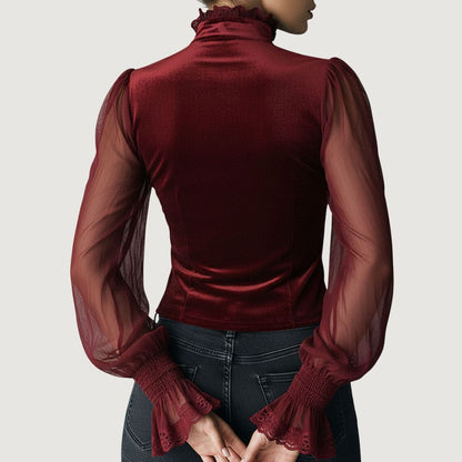 Elvira | Elegancka koronkowa bluzka