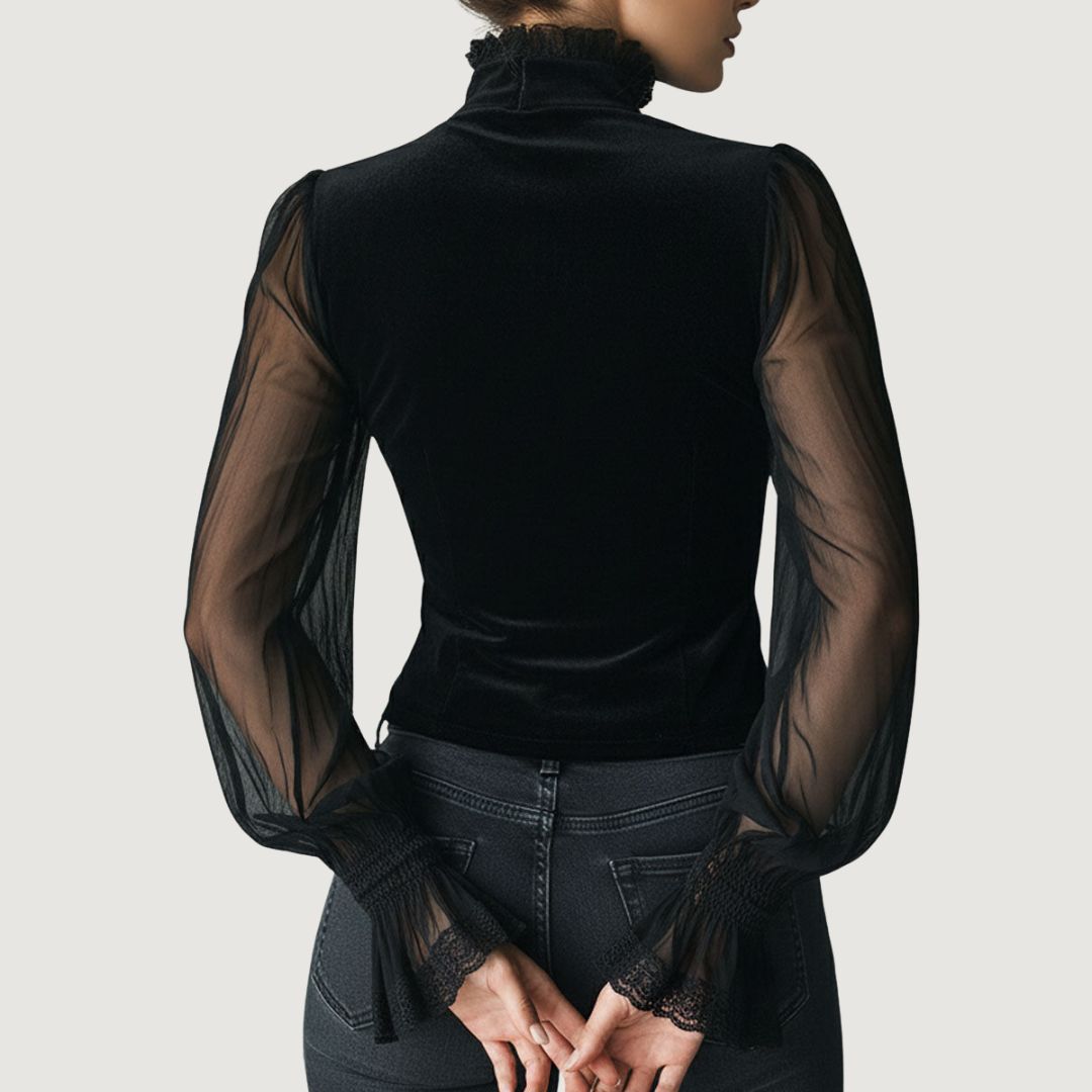 Elvira | Elegancka koronkowa bluzka