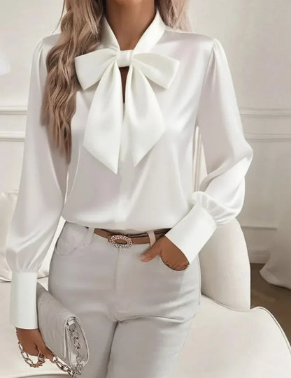 Nariyah | Elegancka satynowa bluzka