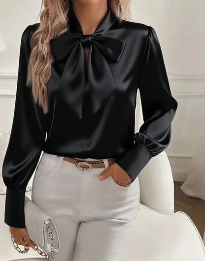 Nariyah | Elegancka satynowa bluzka