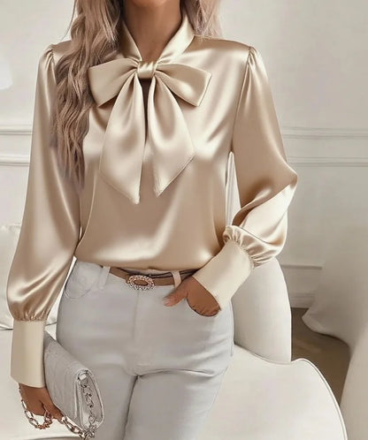 Nariyah | Elegancka satynowa bluzka