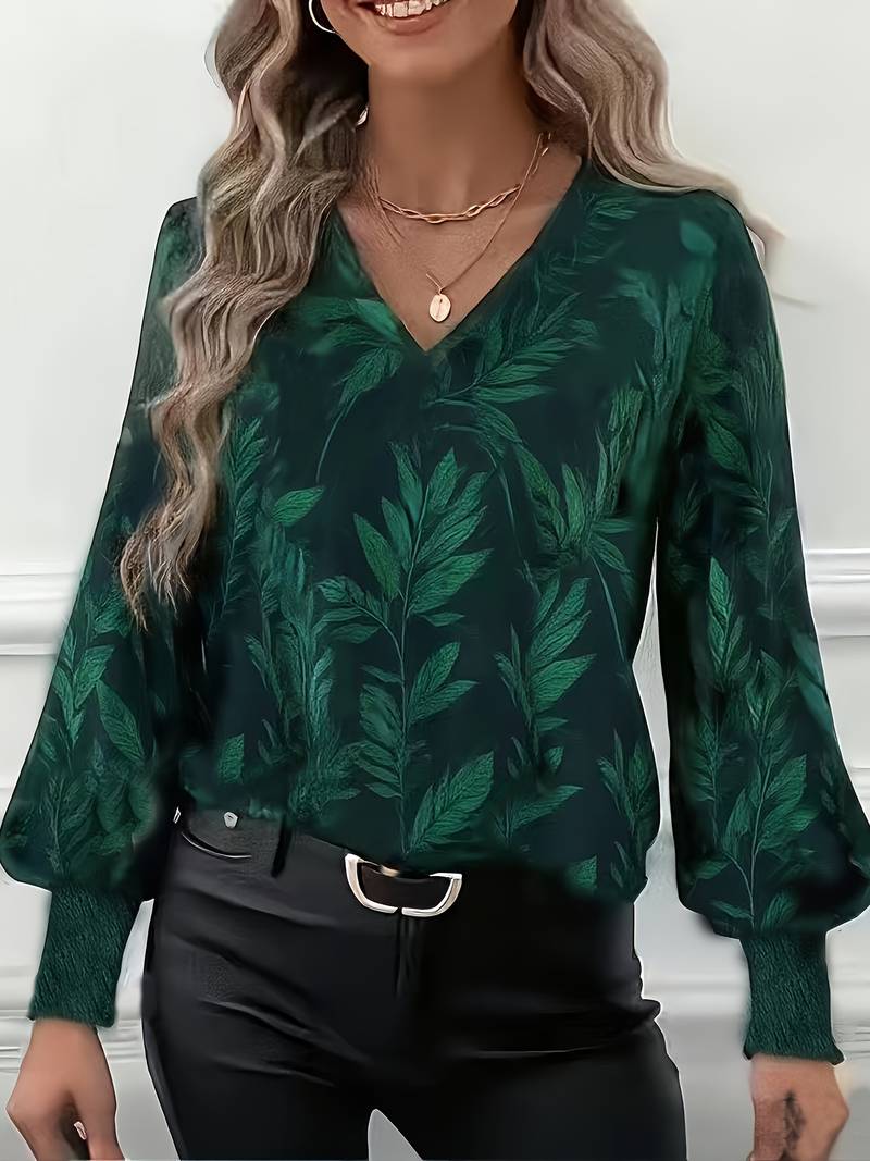 Ruchama | Elegancka bluzka w liście