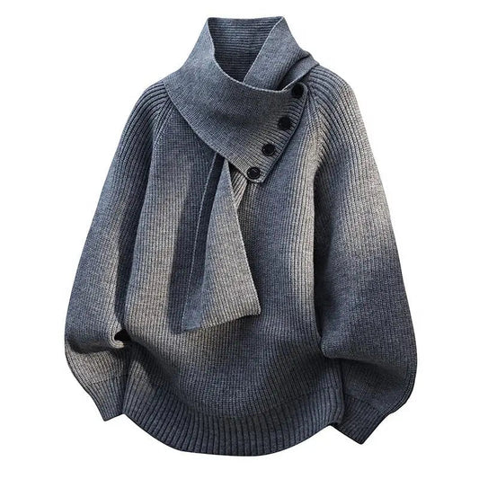 Arielle | Elegancki sweter z szalem