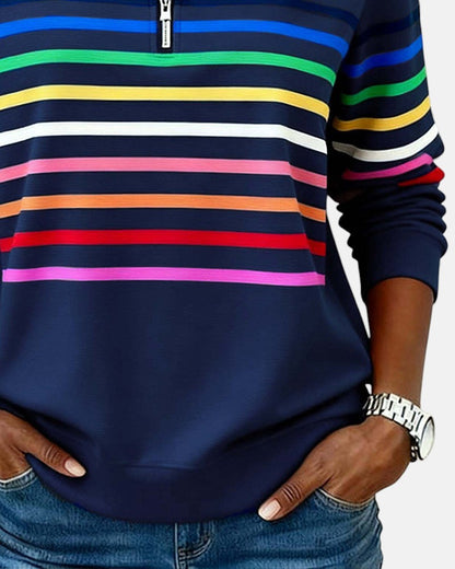 Nina | Wygodny sweter w paski