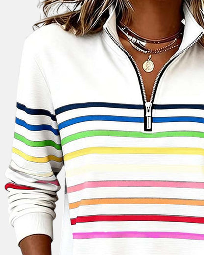 Nina | Wygodny sweter w paski