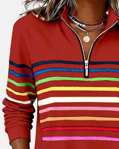 Nina | Wygodny sweter w paski