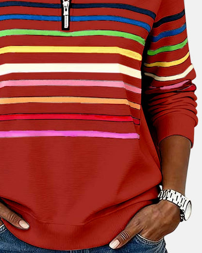 Nina | Wygodny sweter w paski