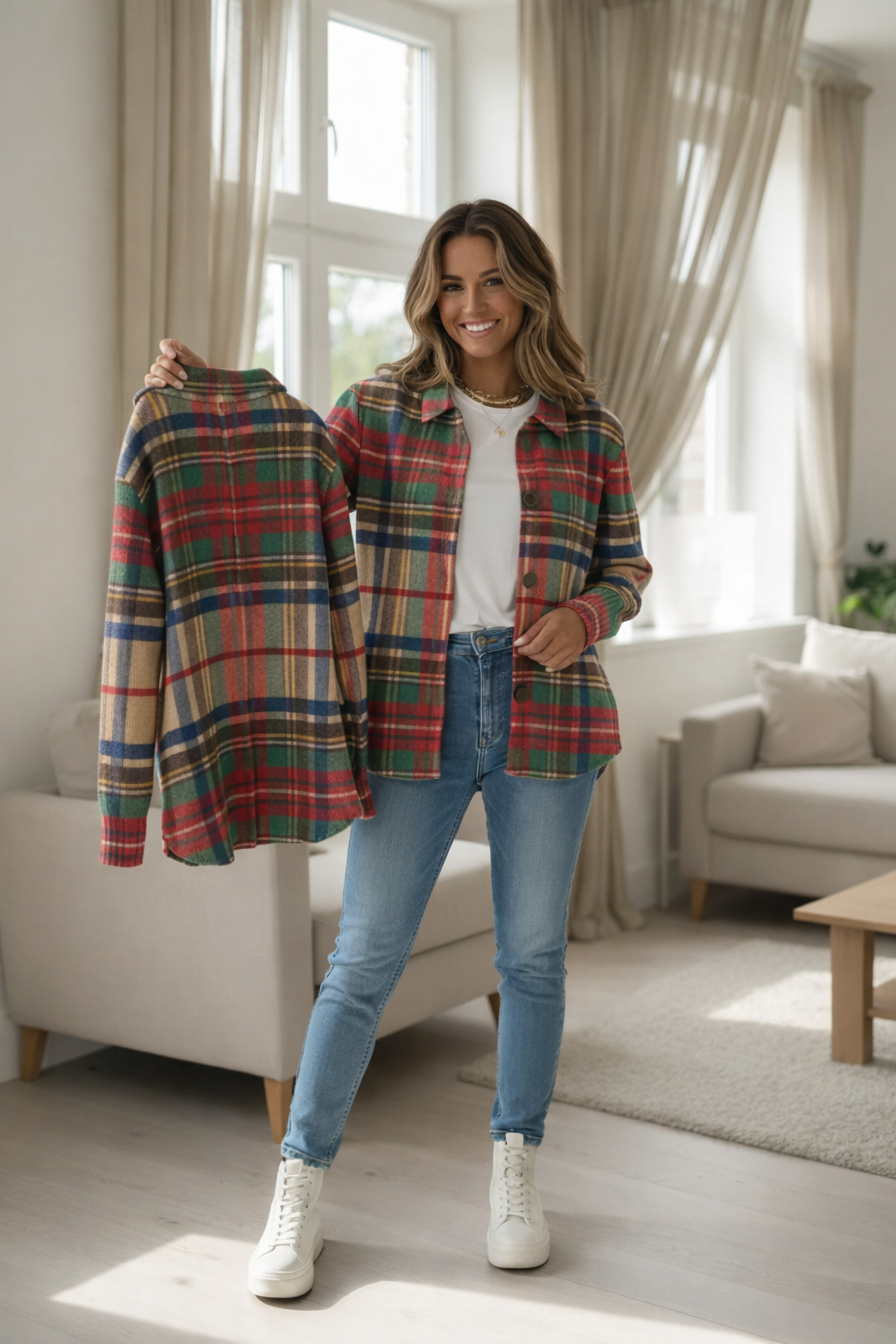 Mila | Elegancka zimowa koszula
