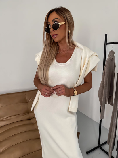 Nicole | Elegancki dzianinowy komplet