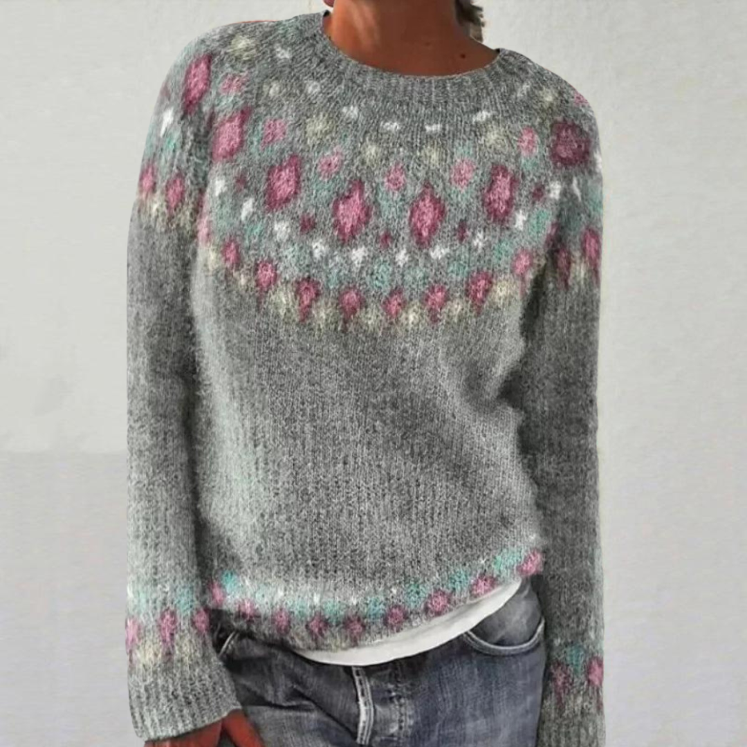 Heather | Szykowny sweter retro
