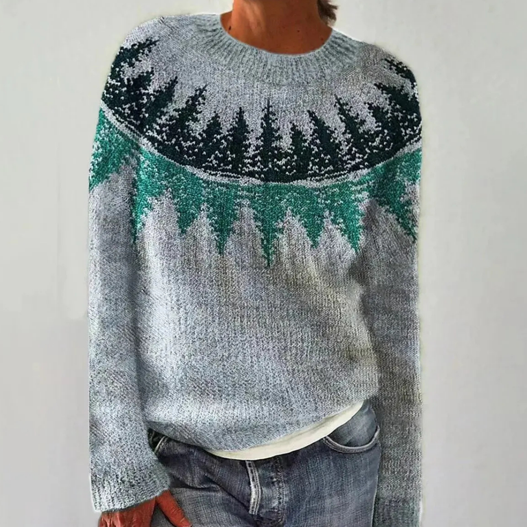 Heather | Szykowny sweter retro