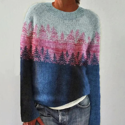 Heather | Szykowny sweter retro