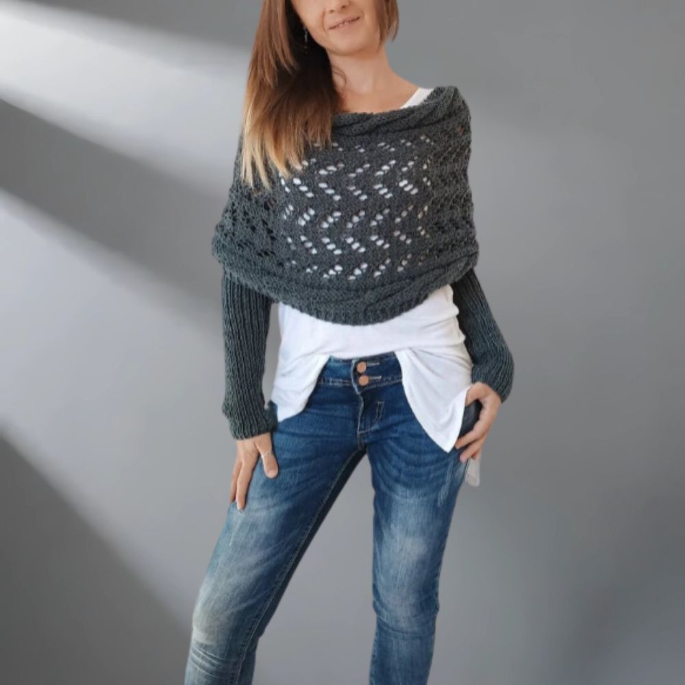 WarmWrap | Elegancki tkany szal