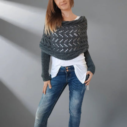 WarmWrap | Elegancki tkany szal