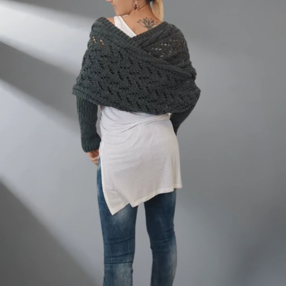 WarmWrap | Elegancki tkany szal
