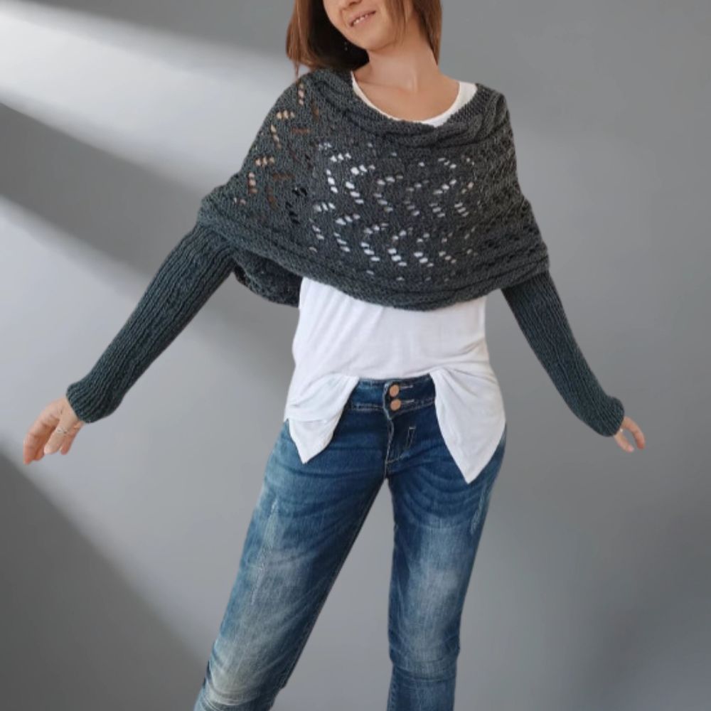 WarmWrap | Elegancki tkany szal