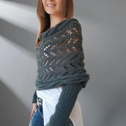 WarmWrap | Elegancki tkany szal