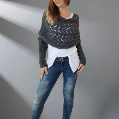 WarmWrap | Elegancki tkany szal