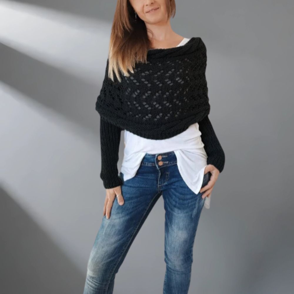 WarmWrap | Elegancki tkany szal