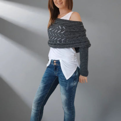 WarmWrap | Elegancki tkany szal