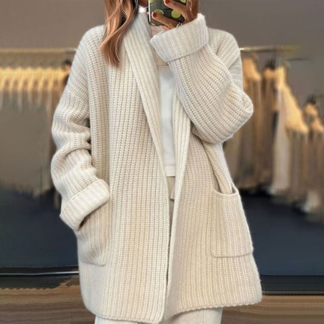 Irene | Elegancki ciepły kardigan