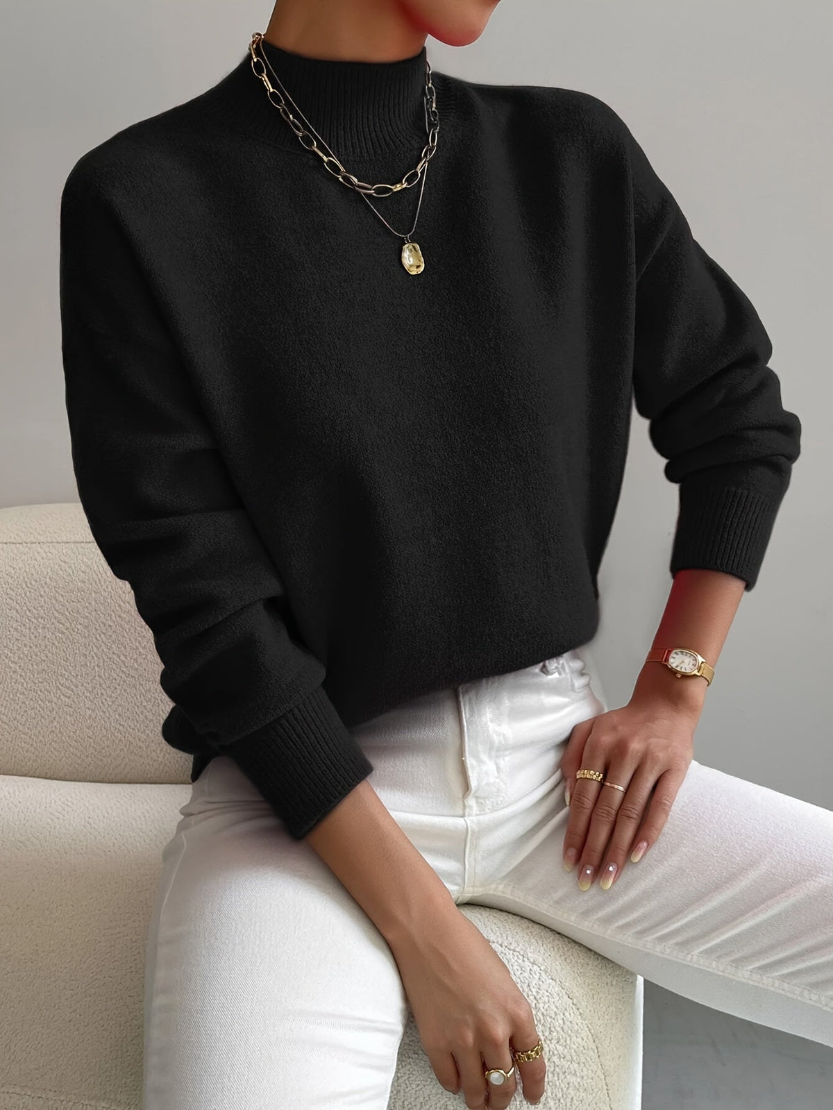 Jennifer | Elegancki ciepły sweter